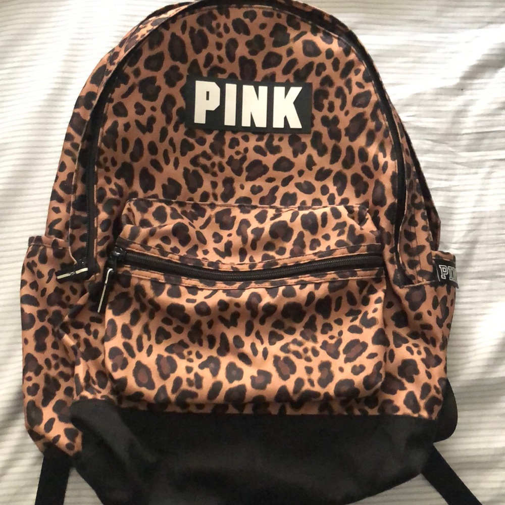 PINK Leopard/Cheetah Print Backpack 🎒